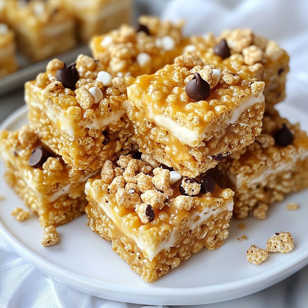 Cookie Butter Rice Krispie Treats Delightful Snack Recipe