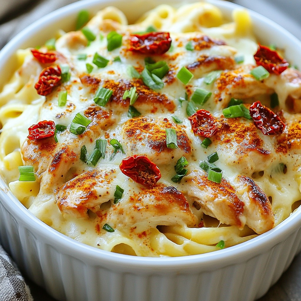 Cajun Chicken Alfredo Bake Comforting Family Meal
