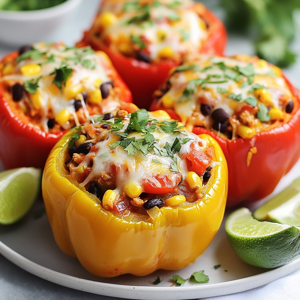 Chicken Fajita Stuffed Peppers Flavorful and Easy Meal