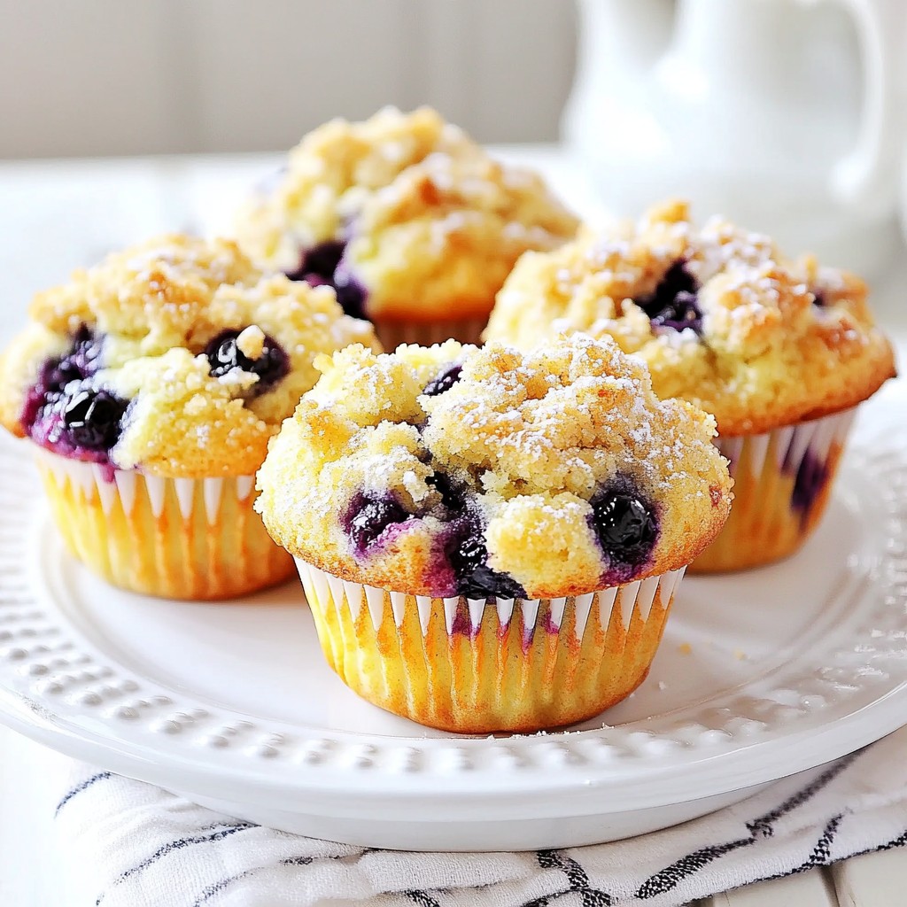Blueberry Lemon Crumb Muffins Delightful and Easy Recipe