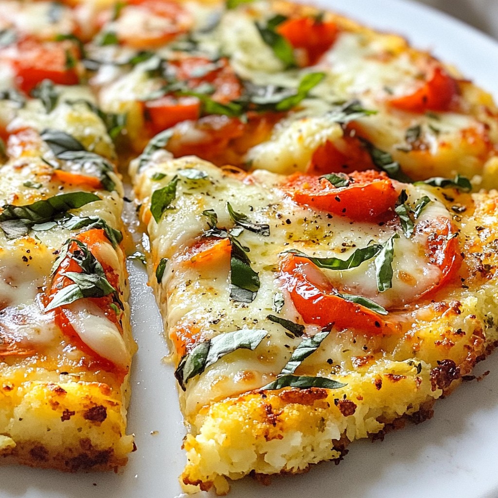 Cheesy Cauliflower Pizza Crust Simple and Tasty Treat