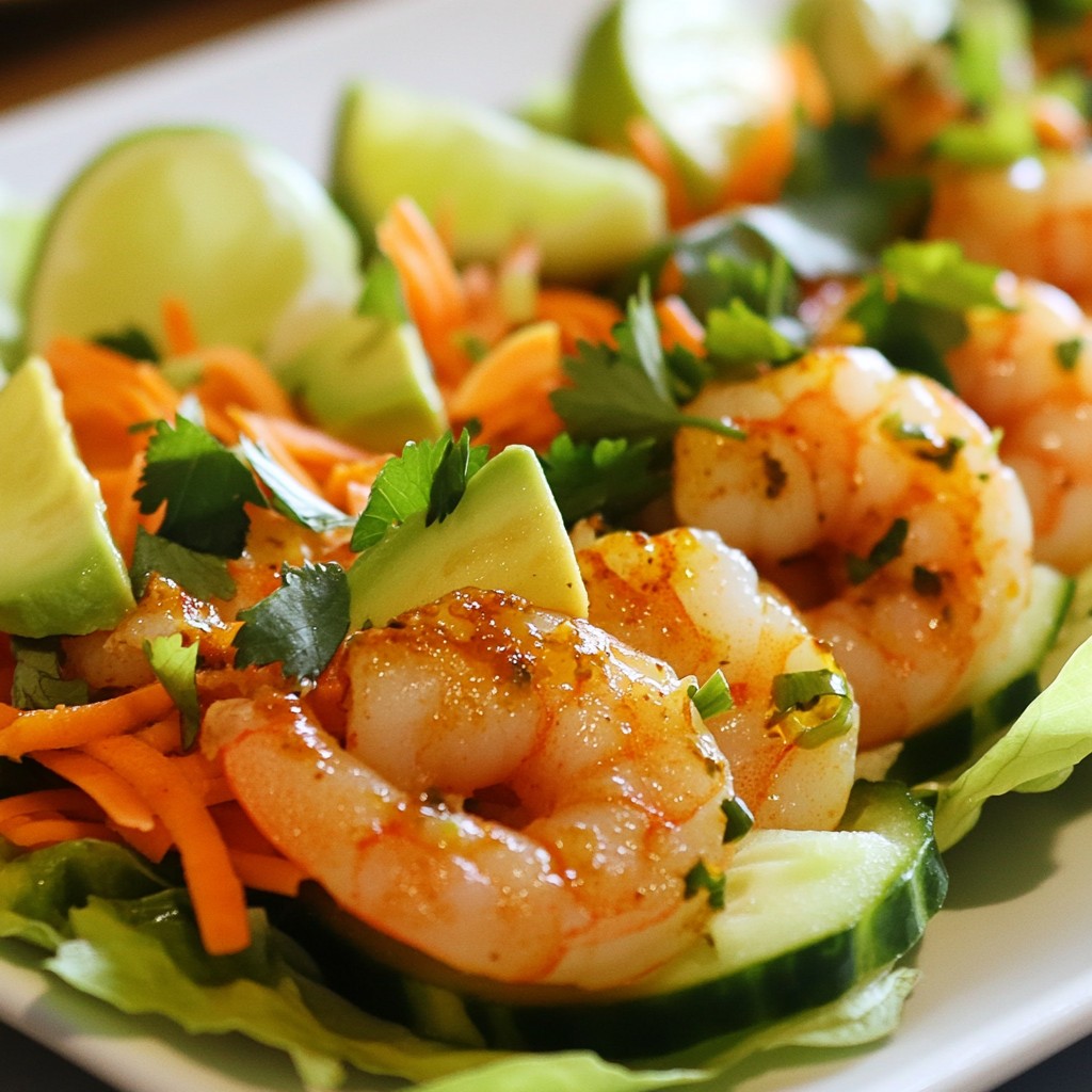 Spicy Shrimp Lettuce Wraps Flavorful Quick Meal