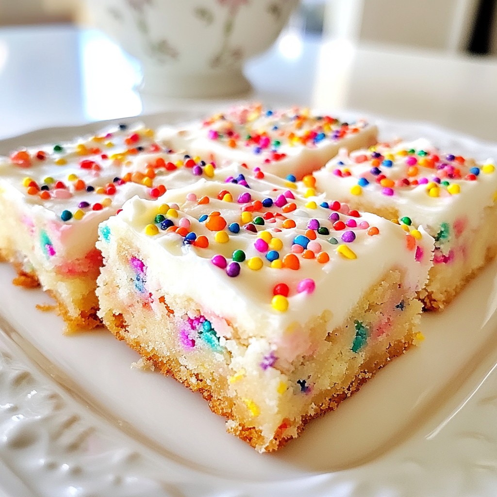 Funfetti Sugar Cookie Bars Joyful and Easy Treat
