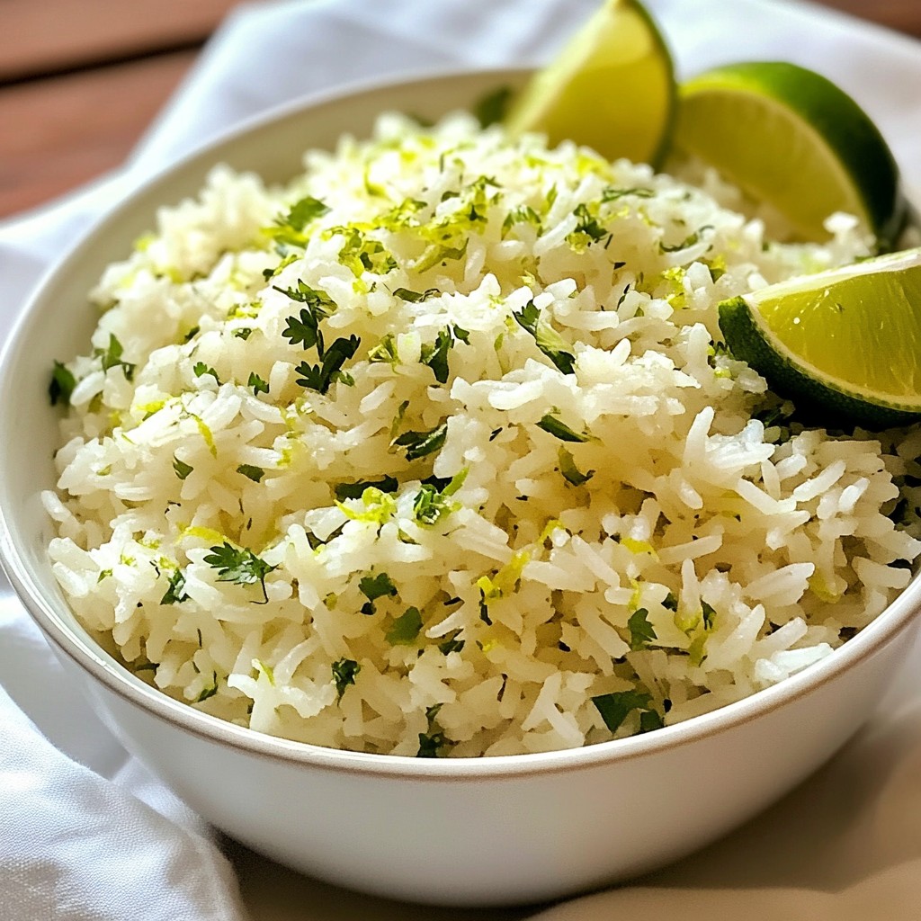 Cilantro Lime Rice Flavorful and Simple Side Dish