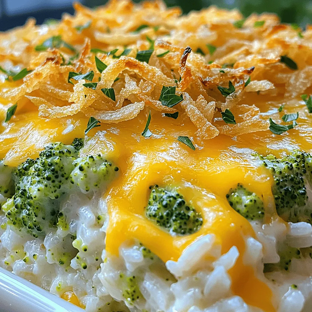 Cheesy Broccoli Rice Casserole Flavorful and Easy Dish
